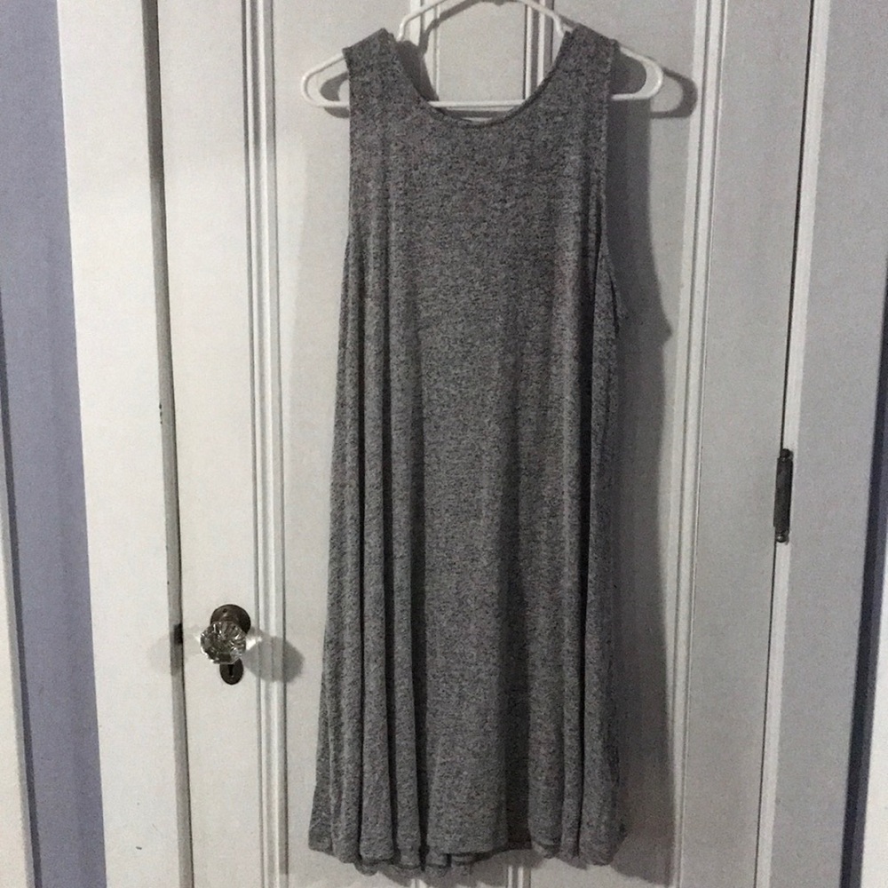 Old Navy heather gray swing dress XL